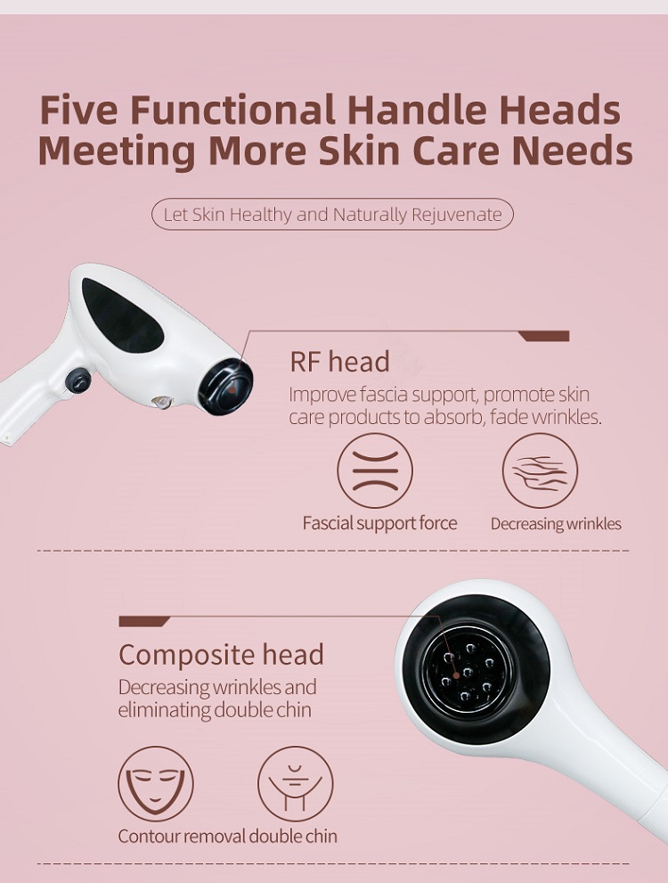 Vacuum Mesotherapy Device with Cold Hammer for Facial Recovery