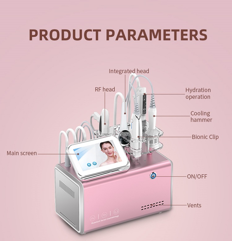 分站33Vacuum Mesotherapy Device with Cold Hammer for Facial Recovery