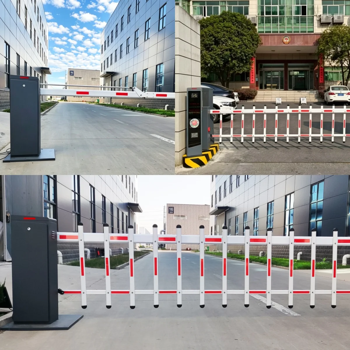 Stainless Steel Automatic Swing Out Toll Barrier Gate for Expressway Toll Plazas & High-Speed Highway Lanes
