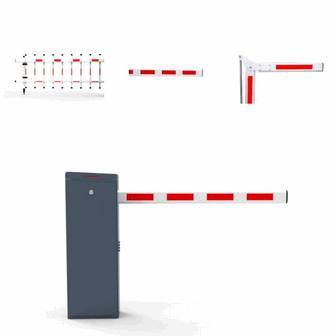 Custom 6m Telescopic Intelligent Boom Barrier Gate with Long-Range Safety Remote