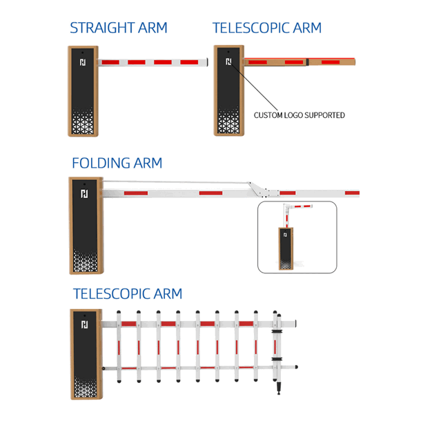 Portal Otomatis Parkir Komersial Gedung Bioskop Sistem Pengaman Pos Satpam