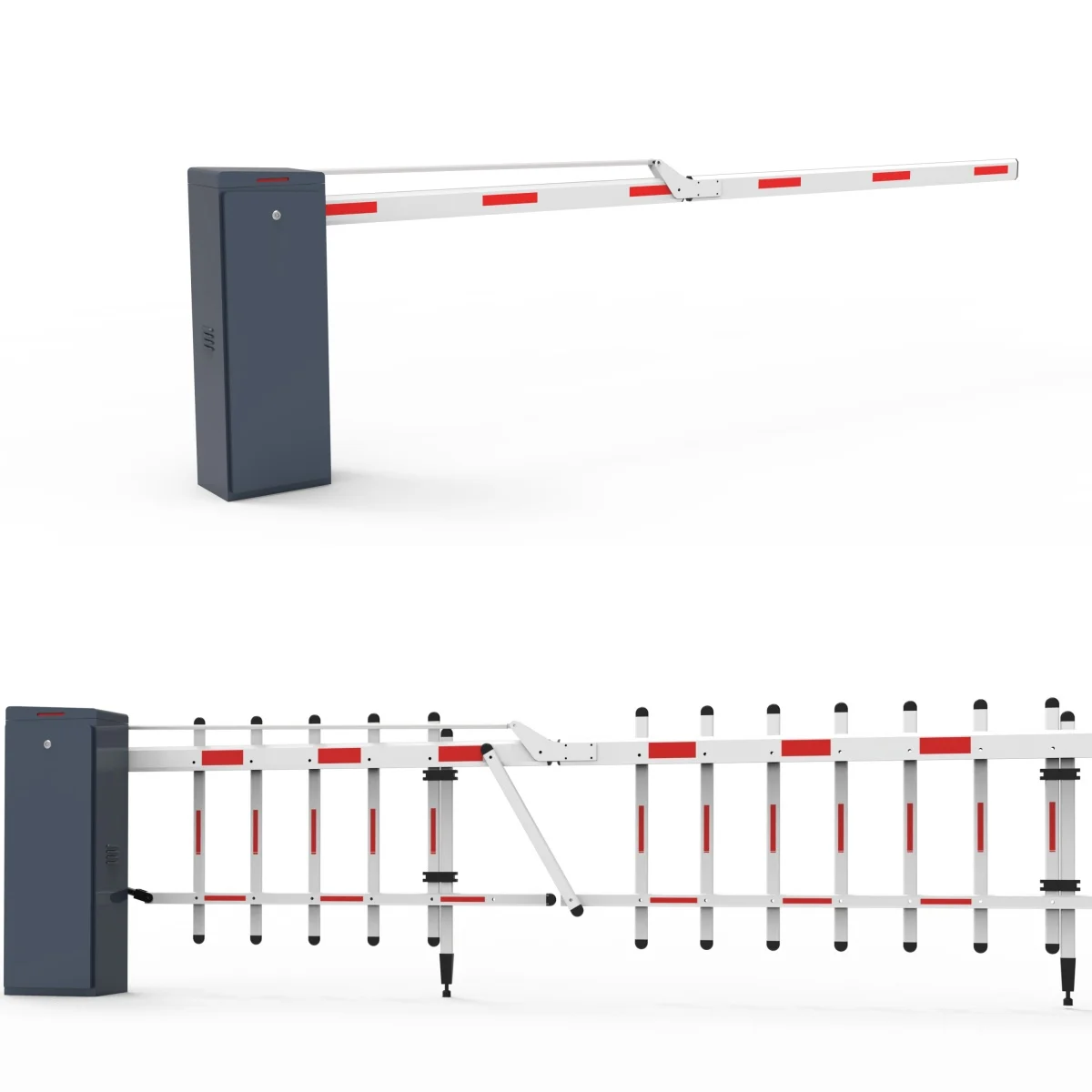 All-in-One LPR Smart Parking System with Multi-Configuration Boom Barrier Gate Solutions