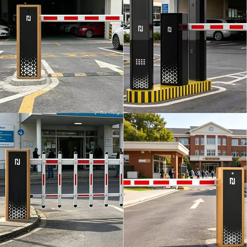 Heavy-Duty Industrial Boom Barrier Gate for High-Security Vehicle Access Control & Perimeter Management