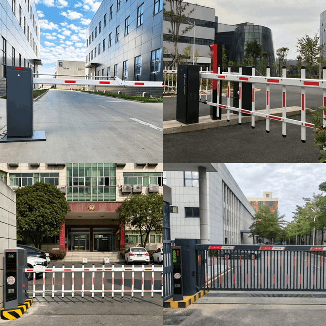 Heavy Traffic Articulated Tollway Boom Barrier with Automated Vehicle Logging