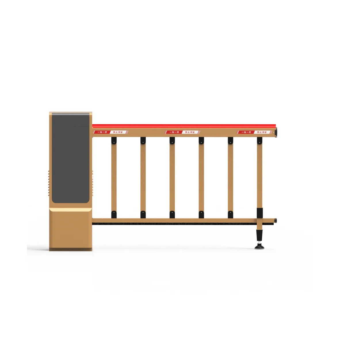 Adjustable 1m to 6m Telescopic Arm Automatic Boom Barrier Gate for Smart Parking Management Systems