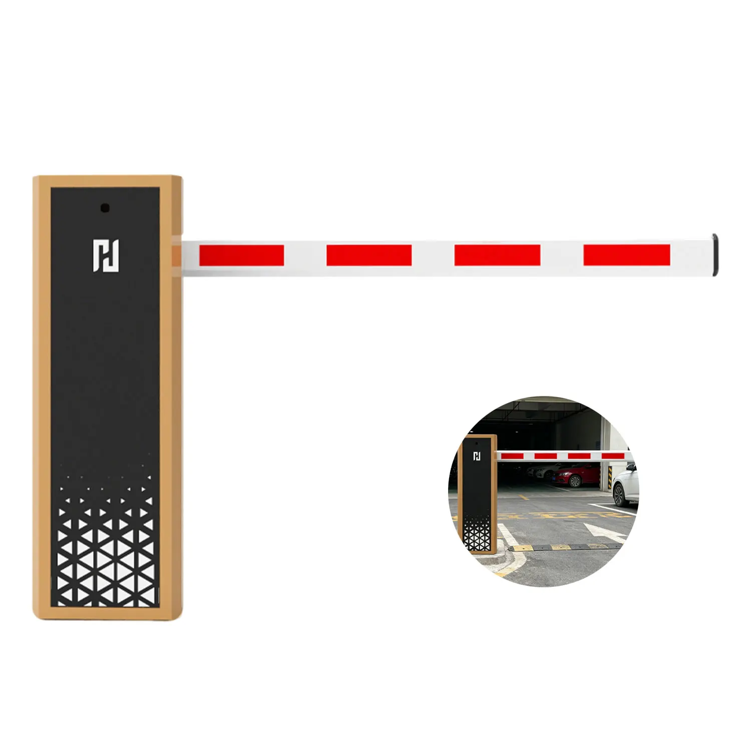Boom Gate Otomatis Remote Kontrol Manajemen Plaza Tol Besar