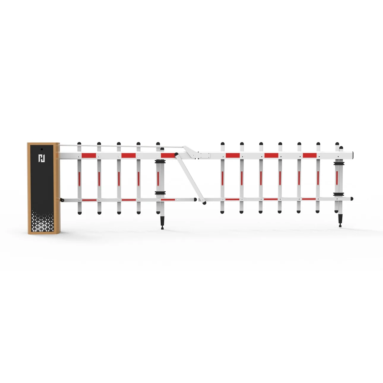 24V Adjustable Speed Automatic Boom Barrier Gate with Integrated UHF RFID Long-Range Access Control