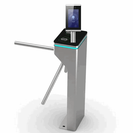304 SS Flap Barrier Gate RFID Fingerprint Corporate Office Pintu Flap Otomatis