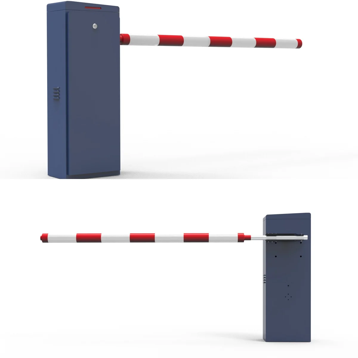 Intelligent Servo-Driven LPR Boom Barrier Gate with Integrated LCD Display & AI-Powered License Plate Recognition Algorithm