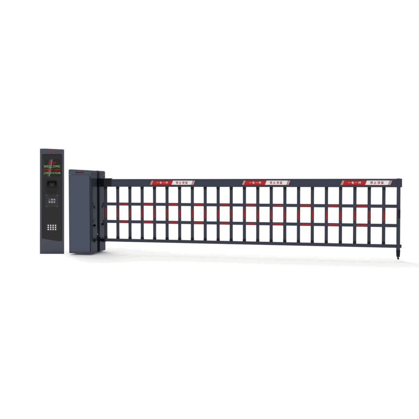 Rugged Steel Rod Road Gate Terminal for Outdoor Industrial Parking Lot Security